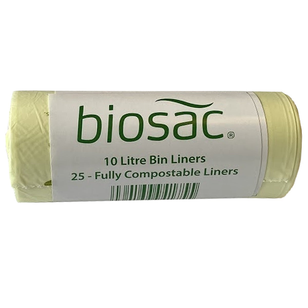 10L Biosac Compostable Bin Liners, 25 bags per roll (500 per case) 20 rolls
