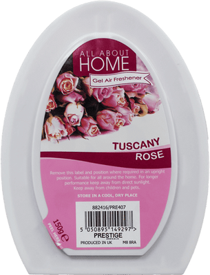 All About Home Tuscany Rose Air Freshener Gel 150g