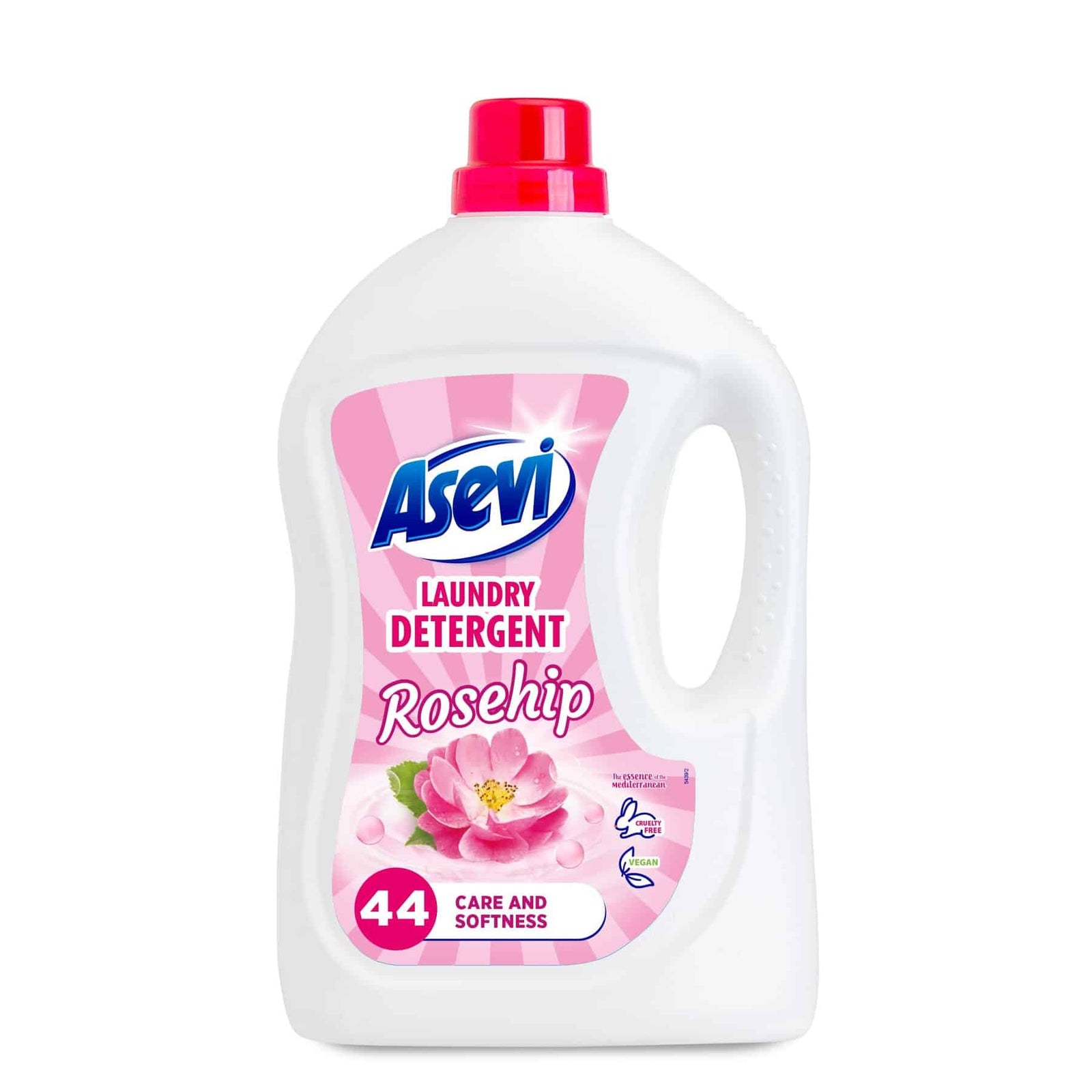 Asevi Rosehip 44 Wash Liquid Laundry Detergent 2376ml
