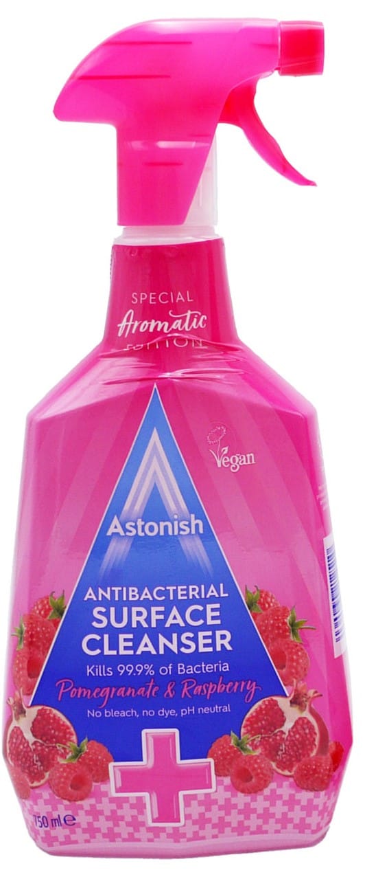 Astonish Anti-Bacterial Surface Cleanser Pomegranate & Raspberry750ml