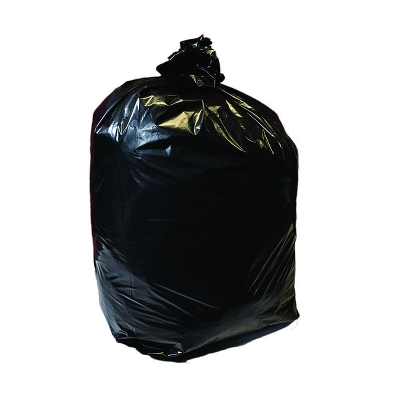 CHSA Extra Heavy Duty Black Compactor Sacks, 20/34x46", per pack of 100