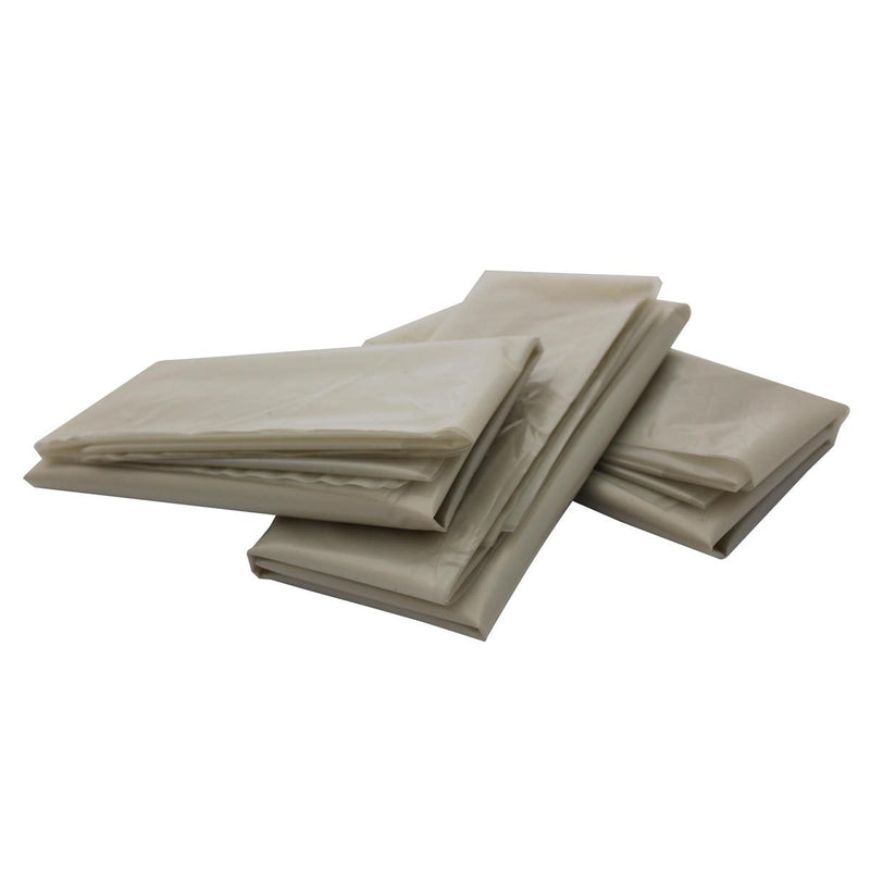 CHSA Light Duty Wheelie Bin Liners, Clear, 30/45x54", per case of 100