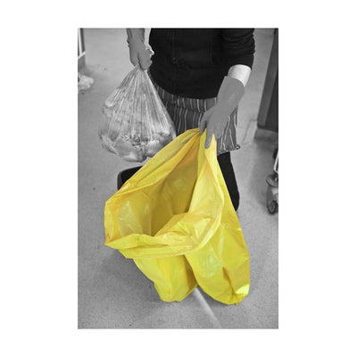 CHSA Medium Duty Yellow Bags, 18/29 x 39" 200 per Pack