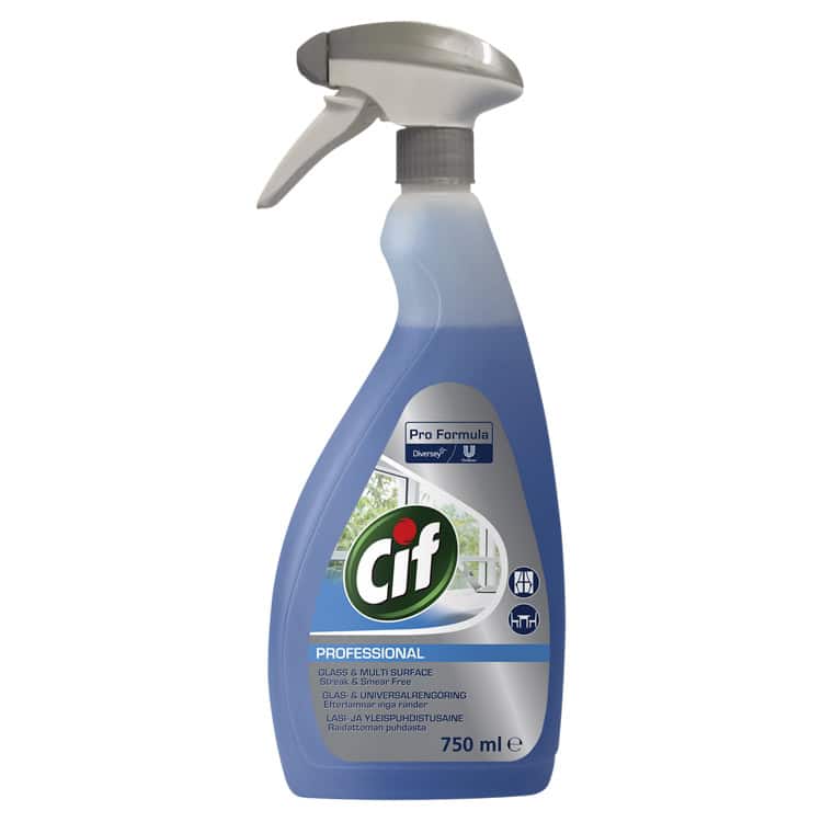 CIF Professional Glass & Multisurface Cleaner Trigger Spray 750ml