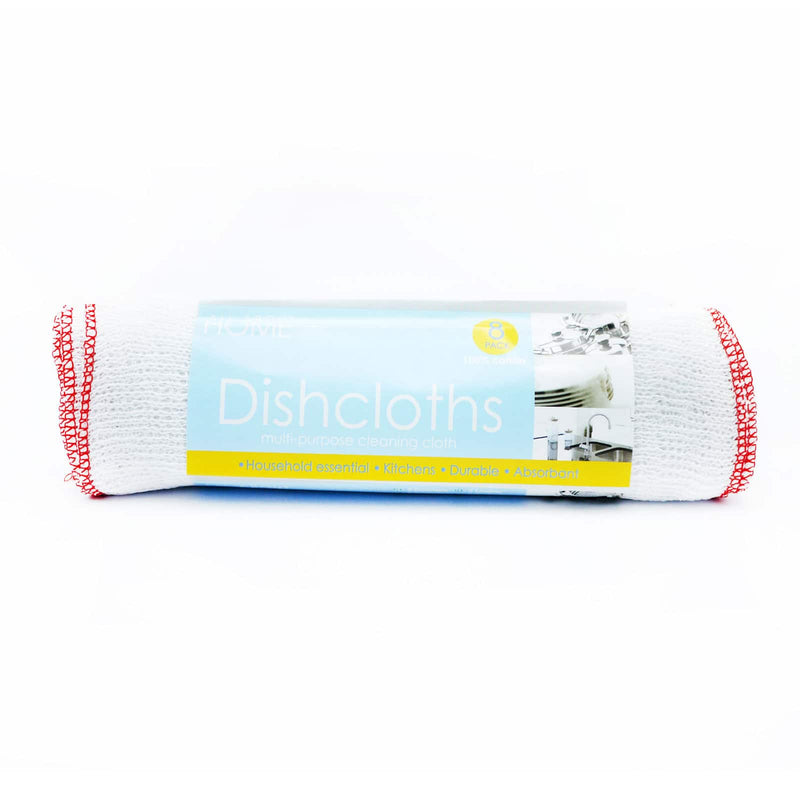 Dish Cloth Cotton 8 Pack