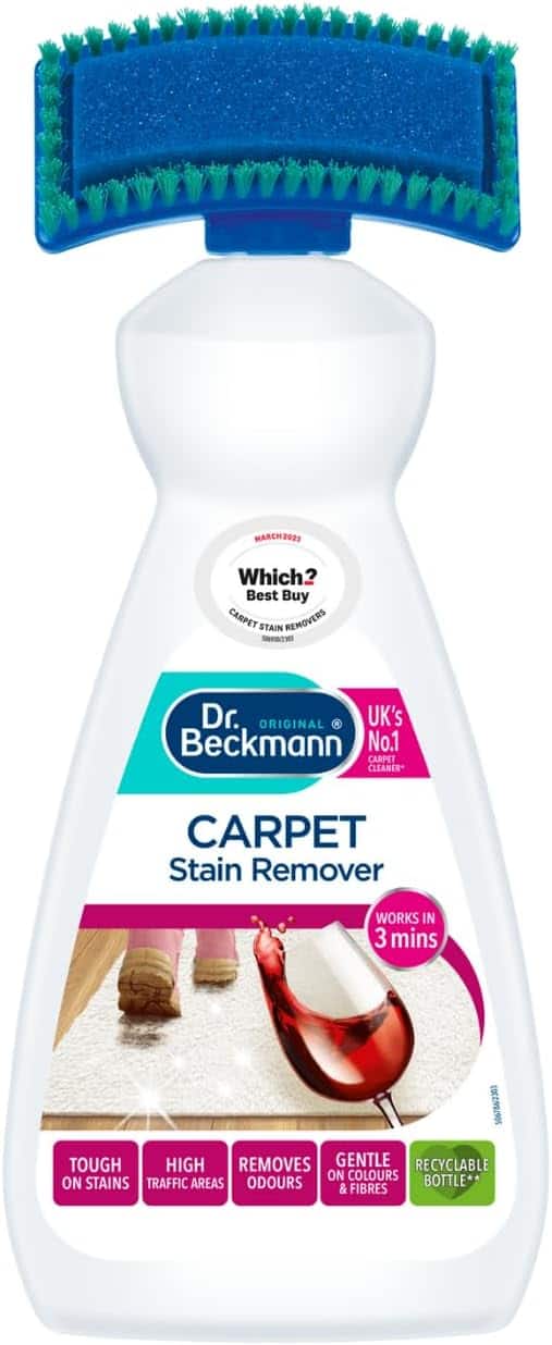 Dr Beckmann Carpet Stain Remover With Brush 650ml