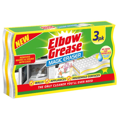 Elbow Grease Sponge Eraser 3pk