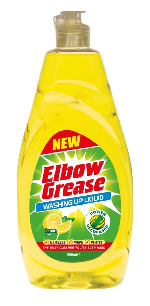 Elbow Grease Washing Up Liquid Lemon Fresh 600ml