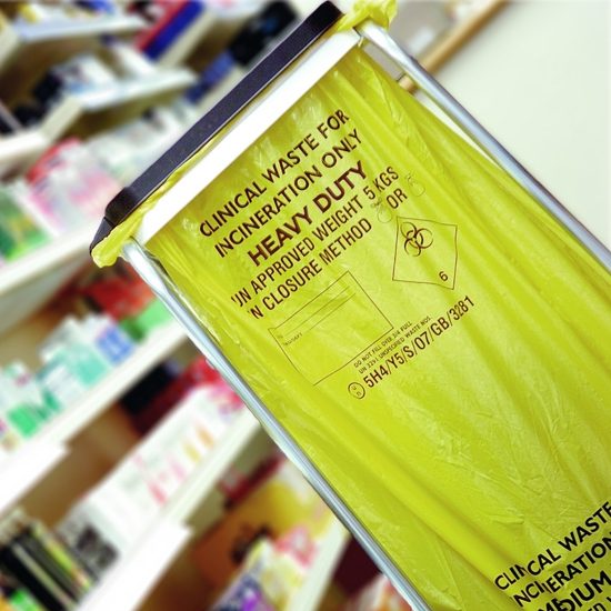 Extra Heavy Duty Clinical Waste Sacks Yellow, 15/28 x 39" Per Pack of 100