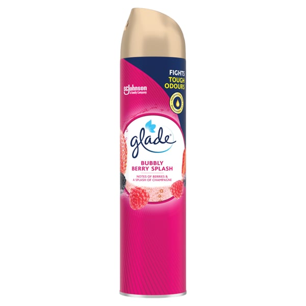 Glade True Scent Aerosol Bubbly Berry Splash 300ml