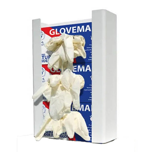 GSL Triple Latex/Nitrile White PVC Glove Box Dispenser
