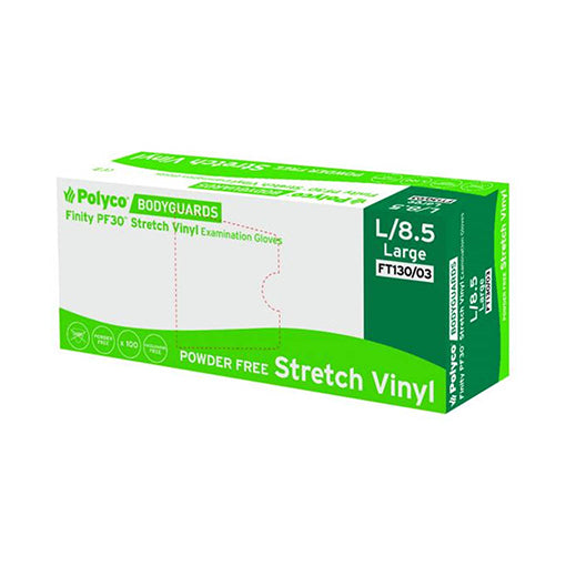 Healthline Synthetic Powder Free Disposable Gloves - Box of 100 (Sizes S - L)
