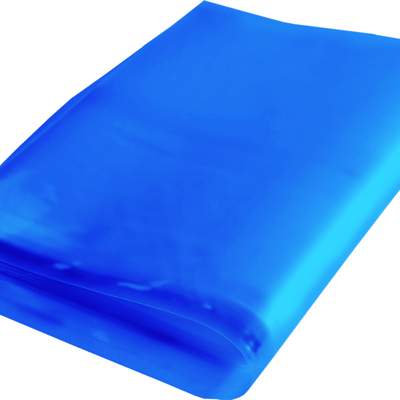 High Tensile Poly Bags, Blue Tint, 18 x 24" per Case of 1000