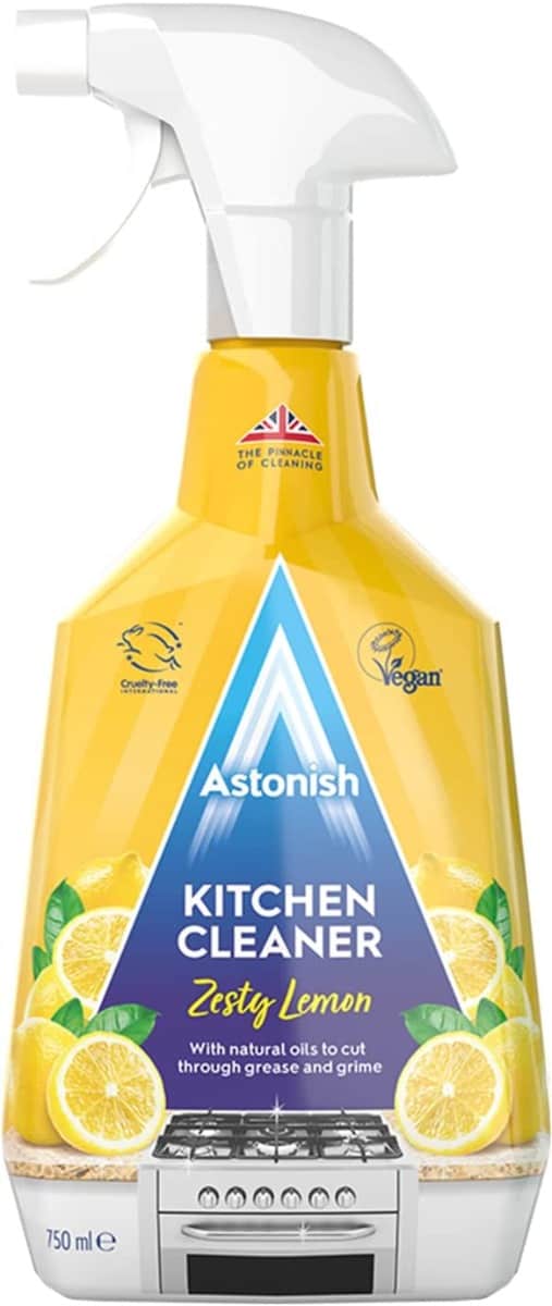 Astonish Kitchen Cleaner Spray Zesty Lemon 750ml